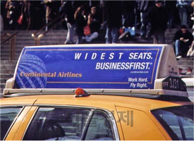 미국의 택시 광고