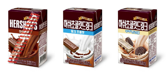 매일유업, '허쉬 초콜릿 드링크' 새 단장