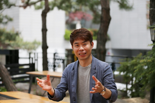 김동근 코리아 드라이브 대표가 차별화 된 영업 마케팅 전략을 소개하고 있다./사진제공=코리아 드라이브