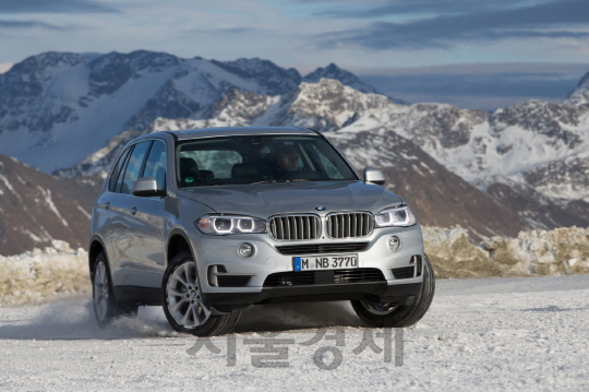 BMW의 중형 SUV X5. BMW 코리아는 X5와 X6를 36개월 무이자 할부 판매한다고 5일 밝혔다./사진제공=BMW 코리아