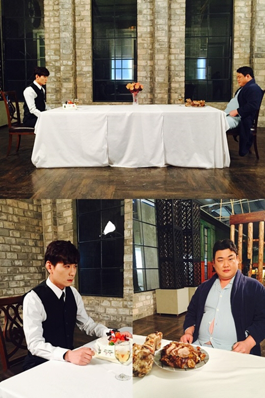tvN ‘SNL코리아8’ 드라마 ‘도깨비’를 패러디한 ‘먹깨비’의 정성호와 김준현 / 사진제공 = tvN