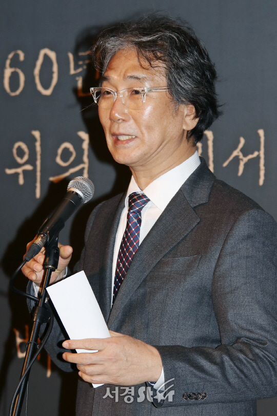 한국연극협회 정대경 이사장이 15일 열린 이순재 연기인생 60주년 축하모임 및 기념 공연에 참석했다.