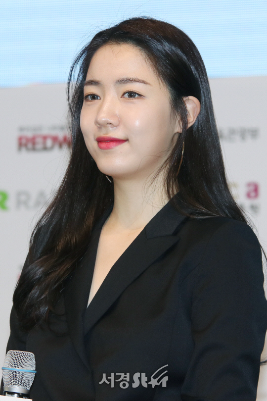15일 열린 웹드라마 ‘손의 흔적’ 제작발표회에 배우 류화영이 참석했다.