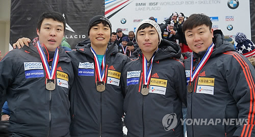 봅슬레이 4인승, 월드컵서 5위로 역대 최고 성적…‘평창 기대되네’