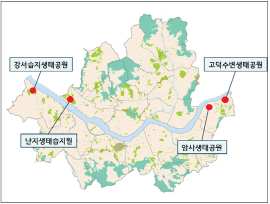 시민 출입 차단 한강 생태공원 현황. /자료제공=서울시