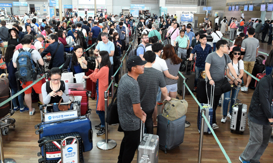 인천국제공항 출국장. /서울경제DB