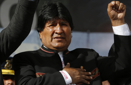 에보 모랄레스 볼리비아 대통령/AP연합뉴스