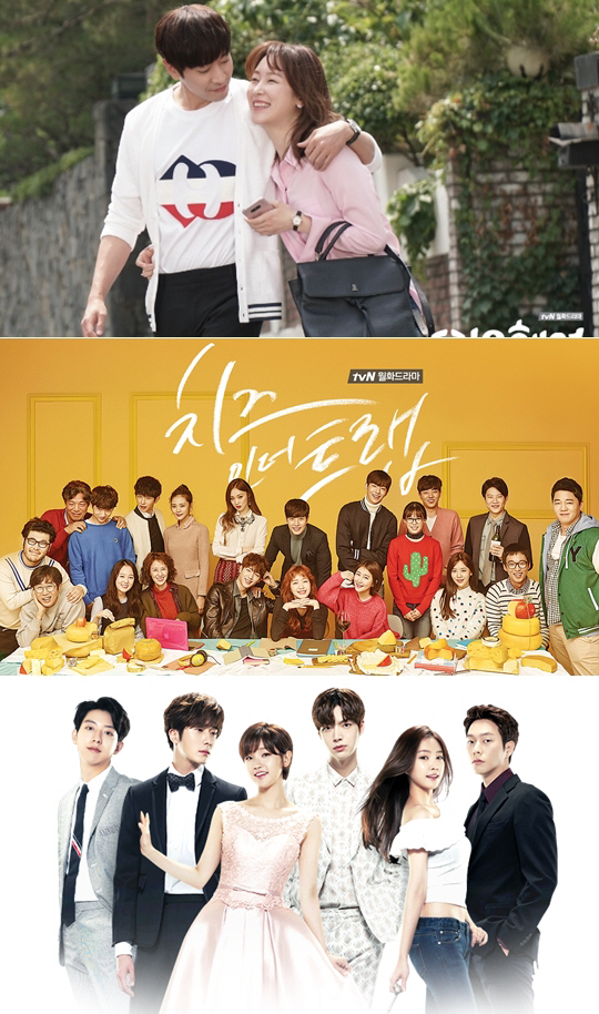 tvN ‘또 오해영’, ‘치즈인더트랩’, ‘신데렐라와 네 명의 기사’ / 사진제공 = tvN