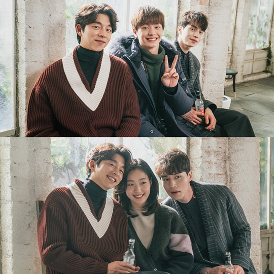 tvN ‘도깨비’ 공유, 육성재, 이동욱, 김고은 절친 인증샷 / 사진제공 = 화앤담픽쳐스