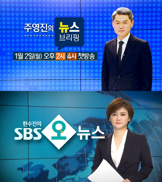 2017년 SBS, 평일 낮 시간대 뉴스도 확 바뀐다