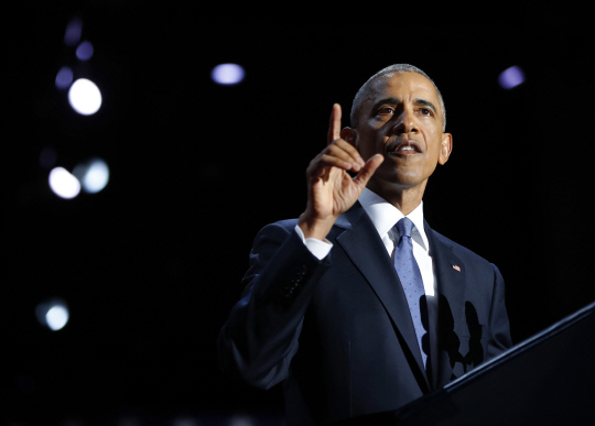 오바마 “미국민 능력에 대한 믿음 재확인했다” / 연합뉴스(AP)