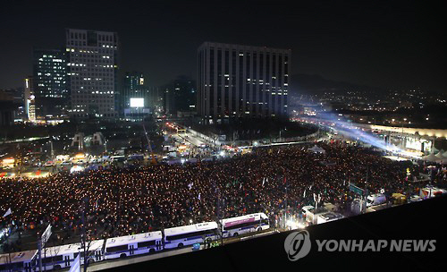 최강 한파 속 촛불집회…경찰 1만4,700여명 투입