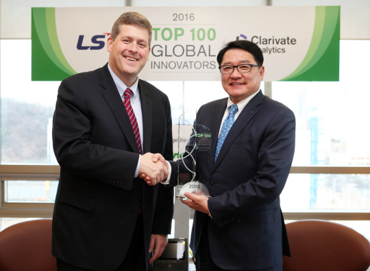 LS산전 6년 연속 '글로벌 100대 혁신기업'