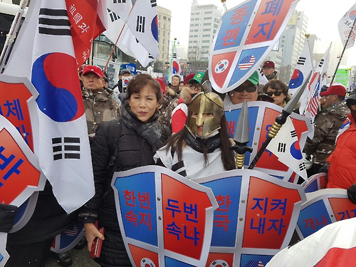 탄핵반대 집회, 조갑제 “대한민국 적대 세력 블랙리스트 만든 게 왜 잘못이냐”