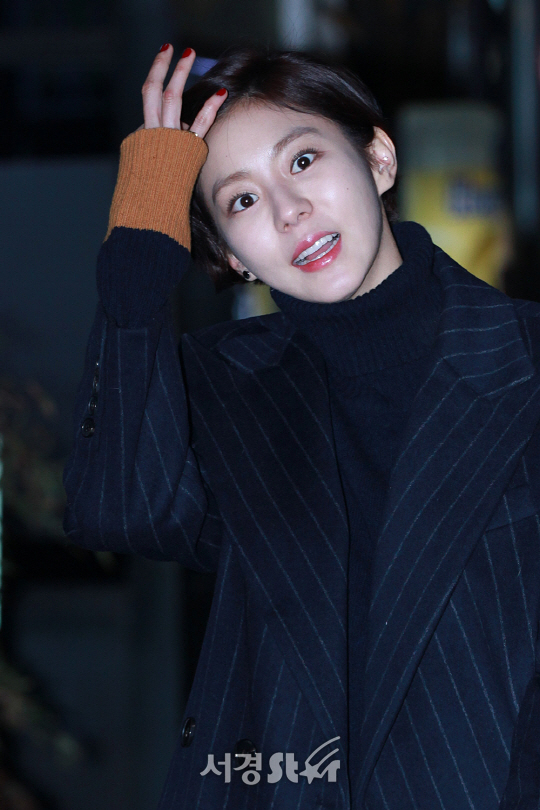 /24일 오후 서울 여의도에 위치한 한 음식점에서 열린 MBC 월화드라마 ‘불야성’ 종방연에 배우 유이가 참석했다.