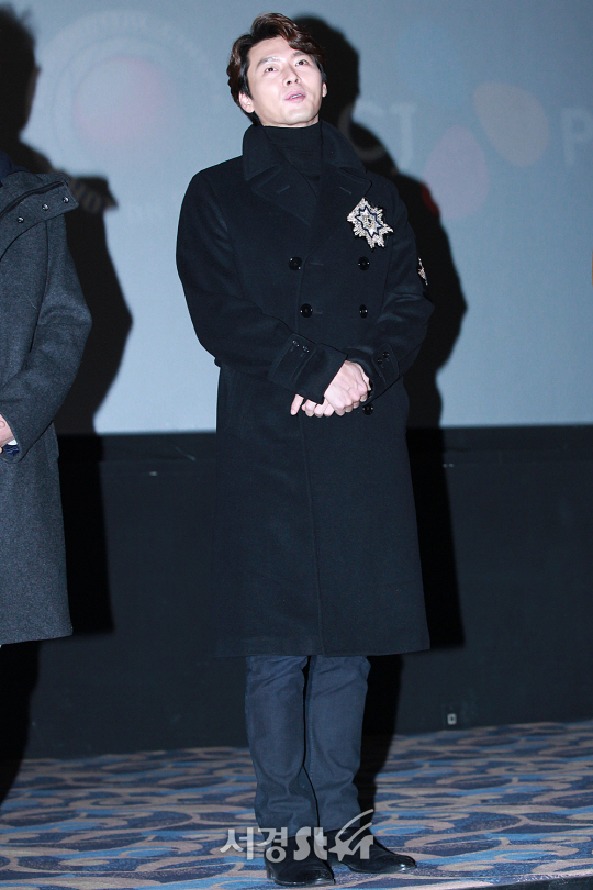 /29일 열린 영화 ‘공조’ 무대인사에 배우 현빈이 참석했다.