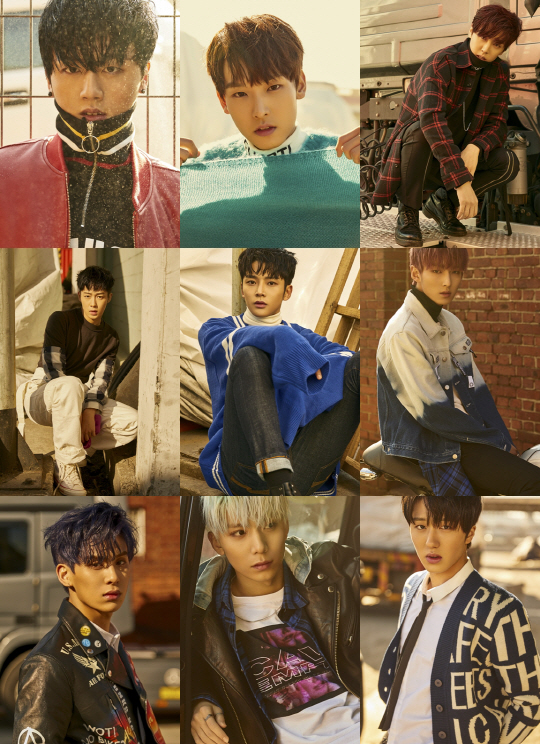 SF9, 단체 재킷 이미지 최초 공개 '신비한 자동차 콘셉트'