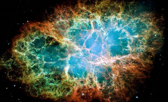 천문학자들은 초신성이 우리의 오존층에 충격을 주기 위해서는 최소 50광년 이내의 거리에 있어야 한다고 추정한다. 때문에 현 상황에서는 특별히 신경쓸 별은 없다. 1054년 초신성 폭발 잔여물로 구성된 게자리 성운 사진.