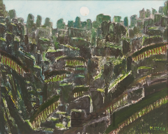 김종학 ‘산’ 72.7x91cm, 1994년작 /사진제공=(재)강원국제미술전람회민속예술축전조직위원회