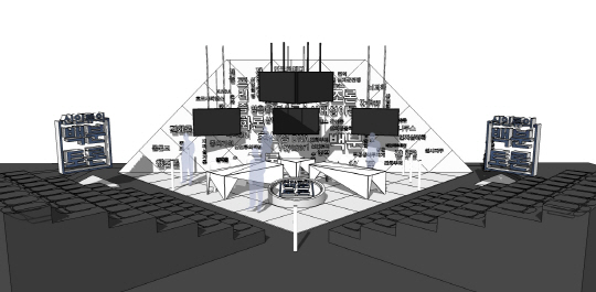 연극 <신인류의 백분토론> 무대 스케치 /사진 제공 = 공연배달서비스 간다