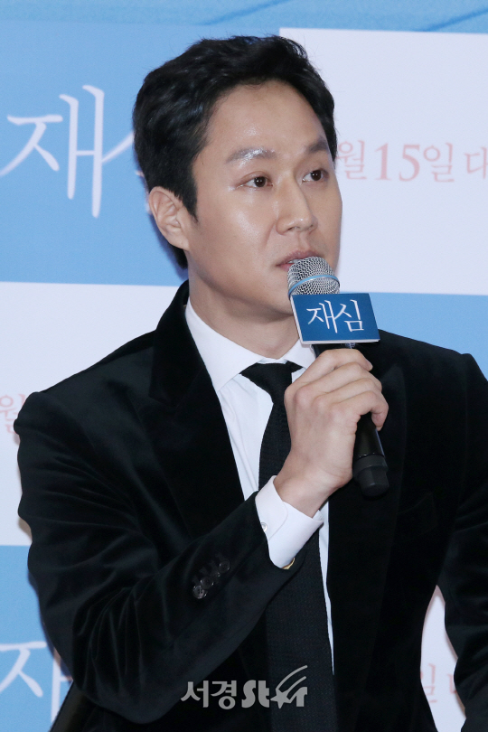 배우 정우가 14일 열린 영화 ‘재심’ 쇼케이스에 참석했다.