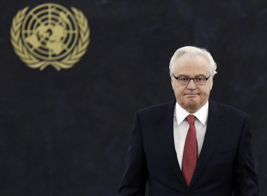 비탈리 추르킨 유엔 주재 러시아 대사 별세