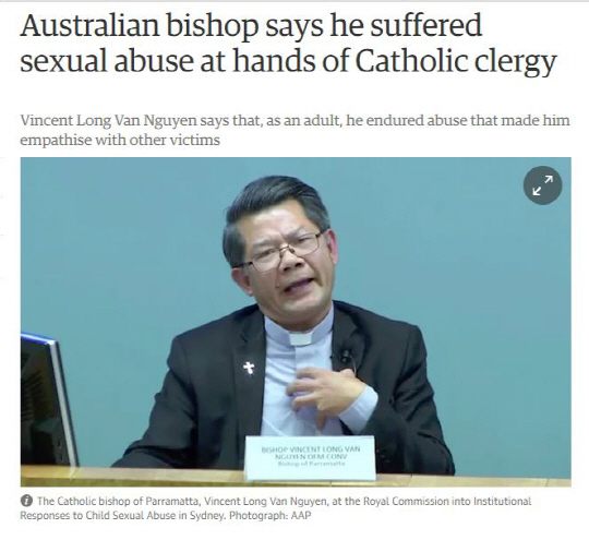 '나도 성직자에 의한 성폭행 피해자' 호주 가톨릭 주교의 고백
