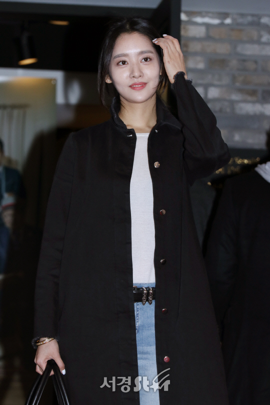 배우 차주영이 22일 열린 KBS 주말드라마 ‘월계수 양복점 신사들’ 종방연에 참석하고 있다.