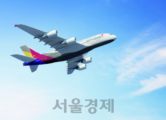 아시아나항공 A380 모습