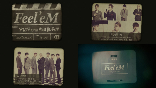 비투비, 열번째 미니앨범 '필름(Feel'eM)' 오디오 티저 영상 공개