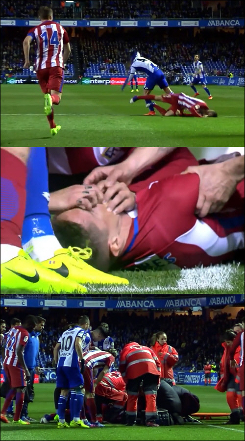 스페인 토레스, 경기장서 의식 잃어…선수들의 재빠른 응급조치에 현재 의식 찾아