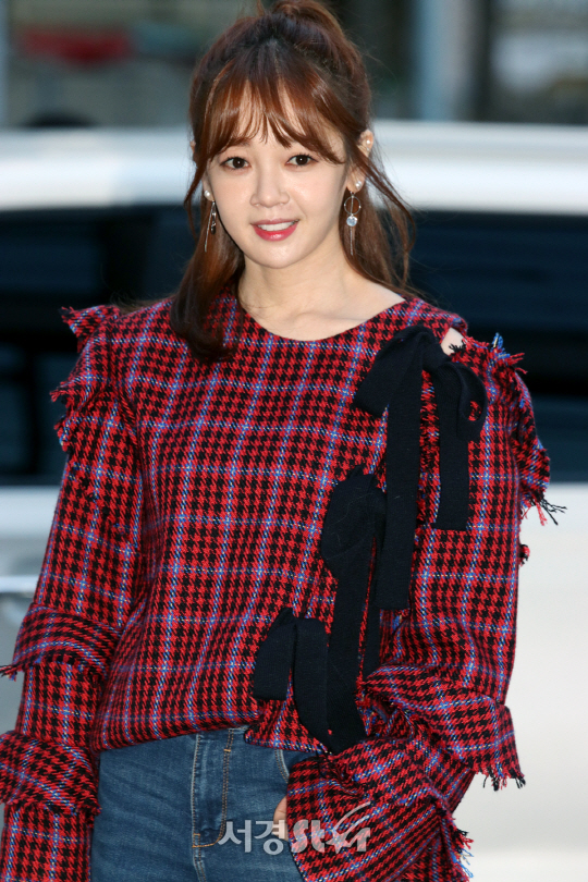 배우 김보미가 6일 열린 JTBC 새 금토 드라마 ‘맨투맨’ 종방연에 참석하고 있다.