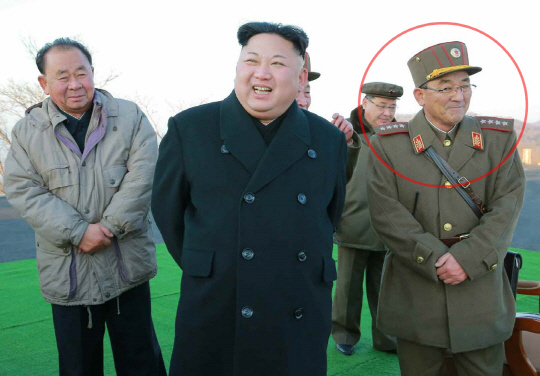 6개월 만에 모습 드러낸 북한 김락겸 전략군 사령관. /연합뉴스