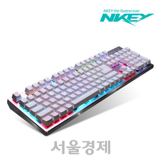 알루미늄 소재로 만든 키보드 ‘KEY-R5 RGB’ /사진제공=스카이디지털