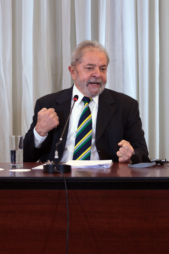루이스 이나시우 룰라 다 시우바 전 브라질 대통령 /블룸버그