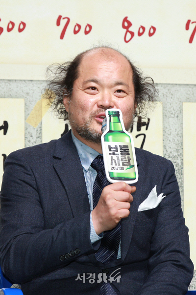 배우 김상호가 23일 오전 11시 서울 압구정동 압구정 CGV에서 열린 영화 ‘보통사람’ 제작보고회에 참석했다.