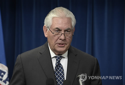 틸러슨 美국무 첫 방한...북핵 대응 논의