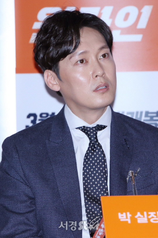 박병은이 20일 열린 영화 ‘원라인’ 언론시사회에 참석했다.