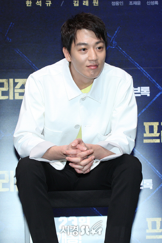 배우 김래원이 20일 오후 서울 압구정동 압구정 CGV에서 열린 영화 ‘프리즌’ 스타 라이브톡에 참석했다.