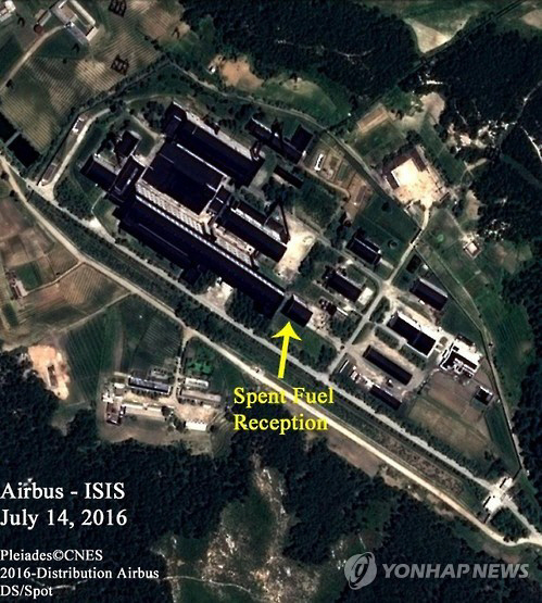 미국 과학국제안보연구소(ISIS)가 공개한 북한 영변 핵단지의 모습./연합뉴스
