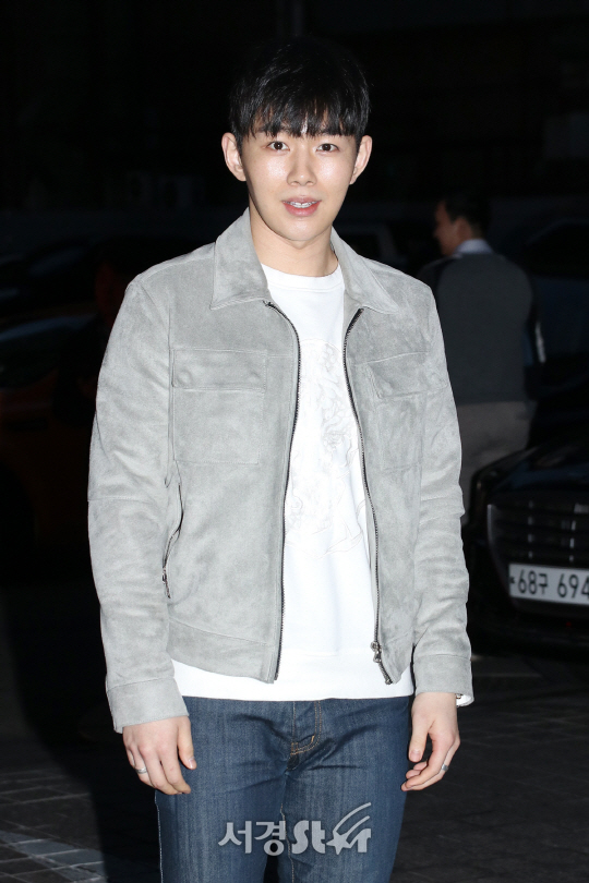 오승훈이 21일 열린 SBS 월화드라마 ‘피고인’ 종방연에 참석하고 있다.