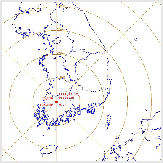광주서 규모 2.0 지진, 올해 광주서만 두번째…‘진동 느끼기 어려운 수준’