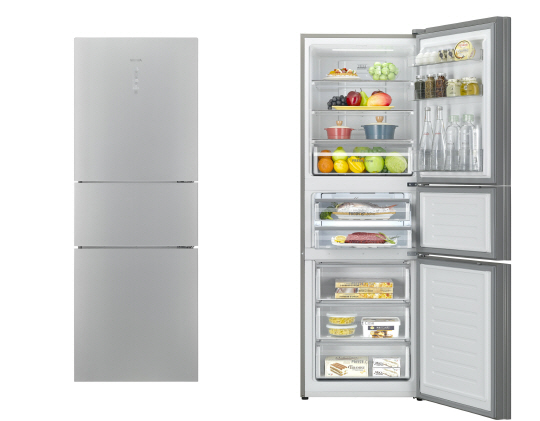 대유위니아, 3도어·3룸 중형냉장고 '위니아 냉장고 280ℓ' 출시