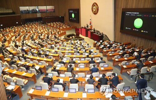 국회, '중국 사드배치 보복조치 중단 촉구 결의안' 채택해