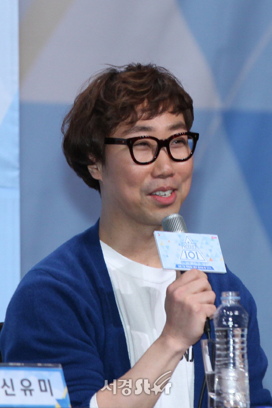 안준영PD가 3일 오후 서울 여의도 63시티 컨벤션센터 2층 그랜드볼룸에서 열린 Mnet ‘프로듀스101 시즌2’ 제작발표회에 참석했다.