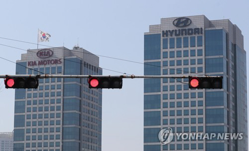 지난달 현대기아차의 판매실적은 7만 2,032대로 전년 동월 대비 절반 이상 급감했다./출처=연합뉴스