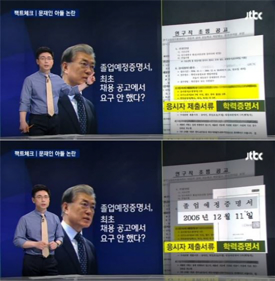 문재인 아들 논란 해명에 뉴스룸 ‘팩트체크’ 근거 부족? “고발조치 했다” 하태경 의원