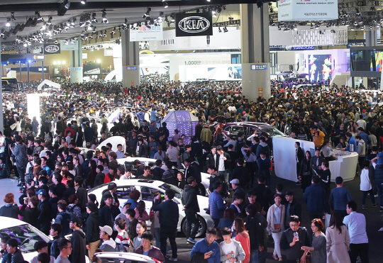 [사진] 서울모터쇼, 누적 61만여명 방문