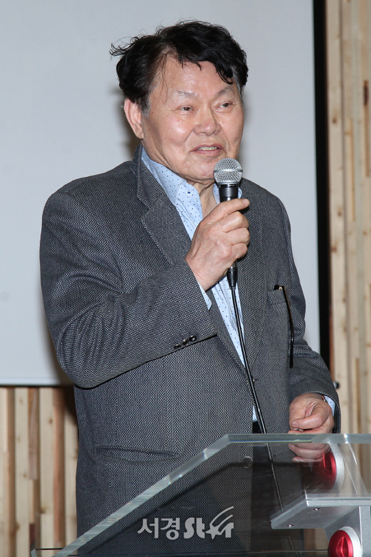 정진우 감독이 11일 오후 문화예술공간 예술통에서 열린 ‘故신상옥 감독 11주기 추모행사’에 참석했다.