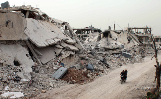 시리아 반군이 장악한 남시리아의 다라 /다라=AFP연합뉴스